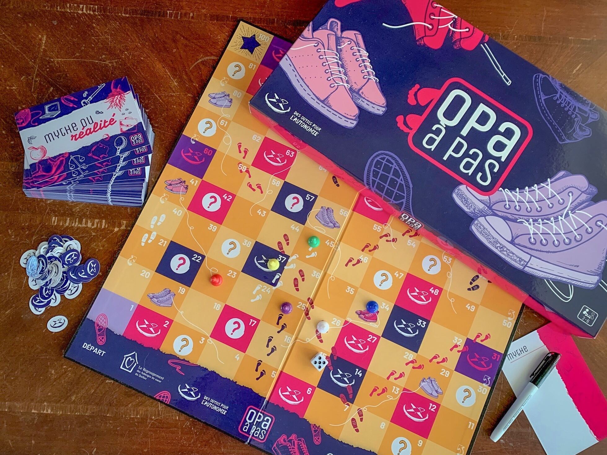 Jeu OPA à pas